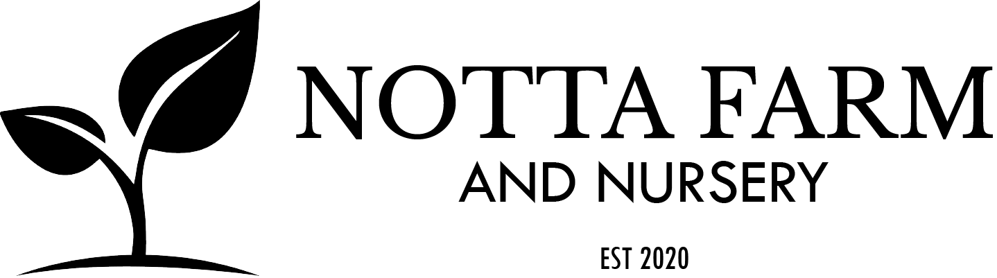 Notta Farm Horizontal Logo - Black